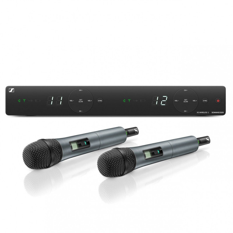 Sennheiser XSW 1-825 DUAL-E Ensemble vocal double sans fil