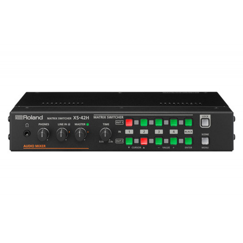 Roland XS-42H Matrice Switcher Multiformats, 4 in / 2 out via HDBaseT