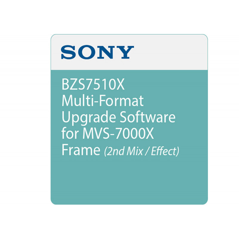 Sony Logiciel de mise à niveau du MVS-7000X M/E board 2 HD (sur site)