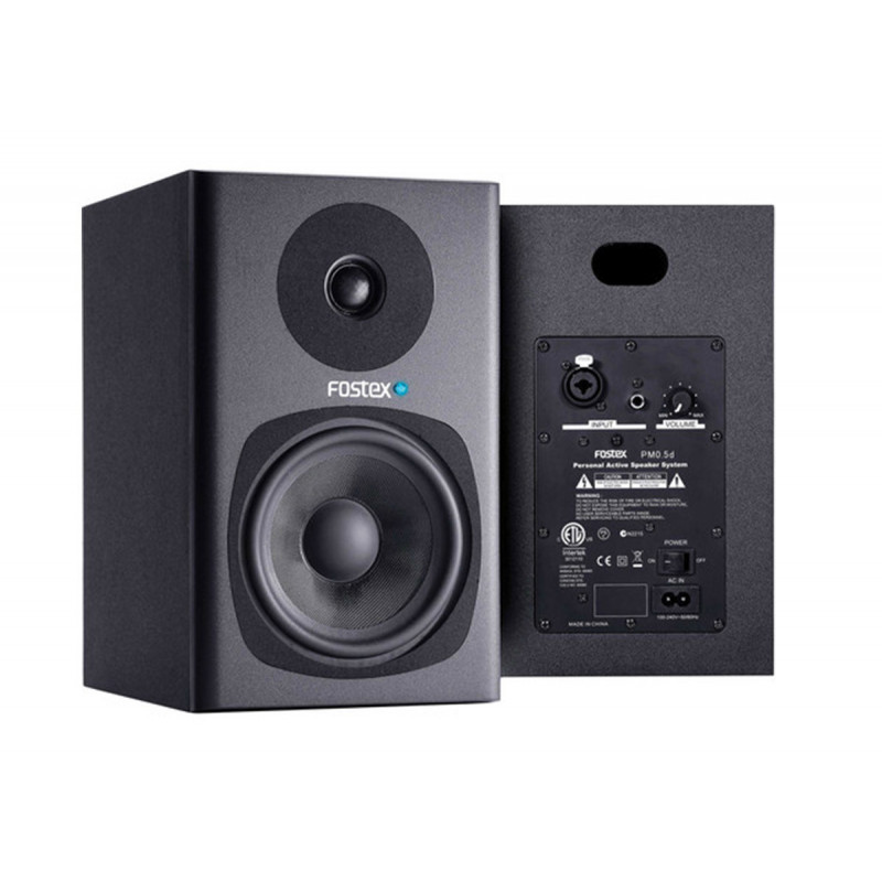 Fostex - Enceinte de Monitoring Studio Bi-Amplifie - Noir - La Paire