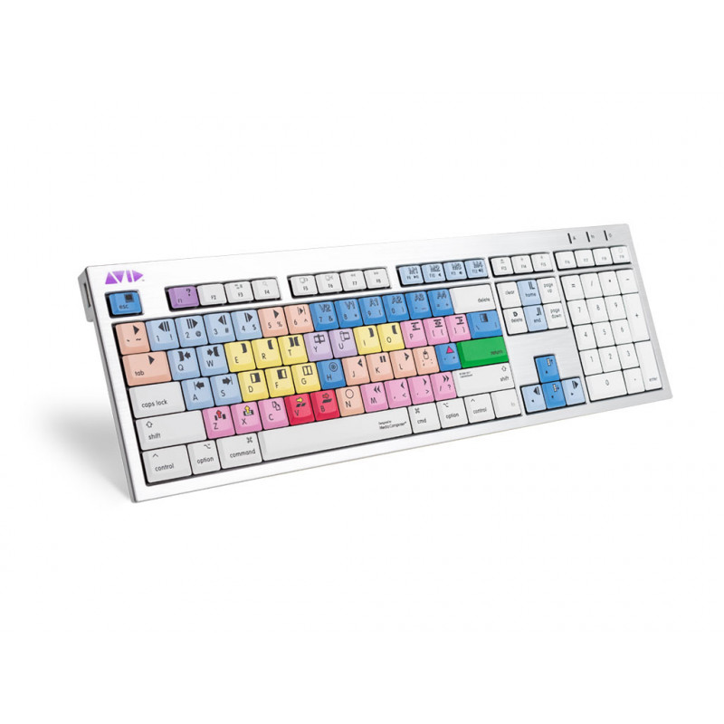 LogicKeyboard Clavier Avid Media Composer pour Mac - ALBA Azerty