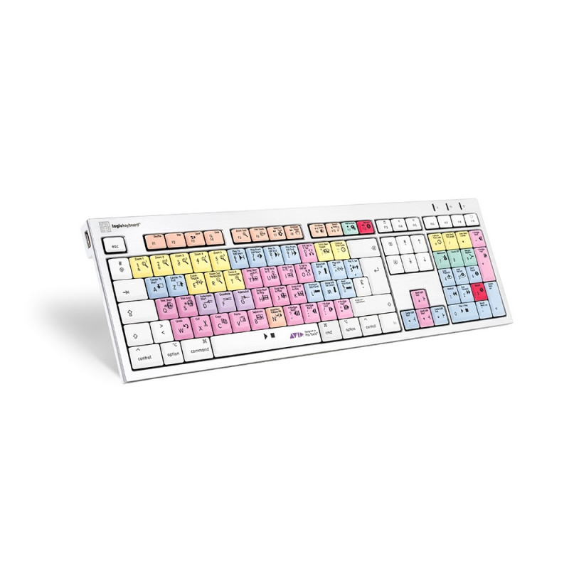 LogicKeyboard Clavier Avid Pro Tools ALBA en Alu Français pour Mac