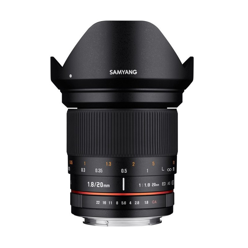 Samyang Objectif 20mm F1,8 ED AS UMC Sony E