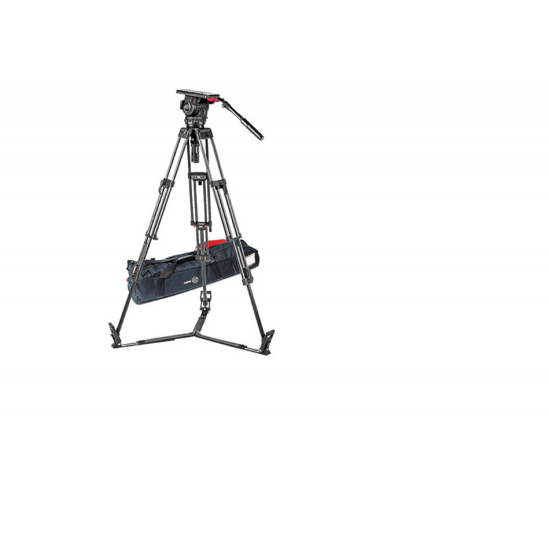 Sachtler Systeme 18 S2 ENG 2 CF Trépied à tête fluide 2-22kg 63-172cm