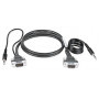 Extron VGA Micro HR Audio Cable 15-pin HD MtoM+3.5mm Stereo (7.6 m)