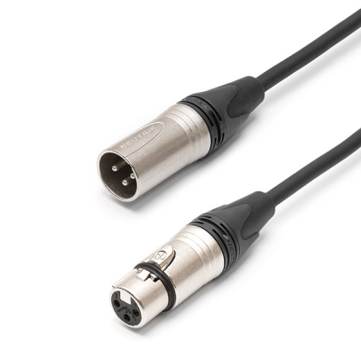 Câble audio XLR mâle vers 2 x RCA mâles, 1m