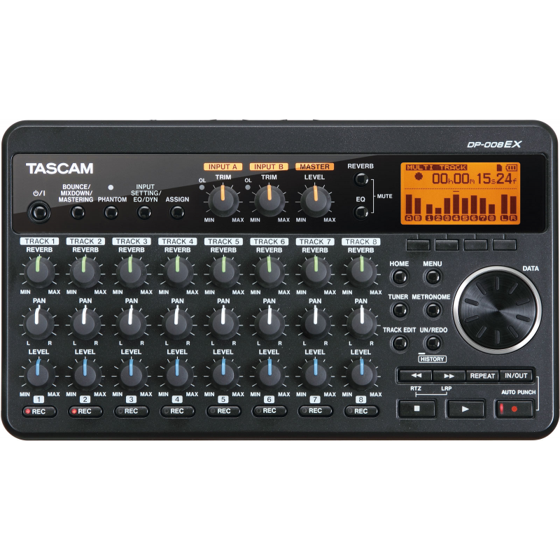 Tascam DP-008EX Portastudio 8 Pistes sur Carte SD