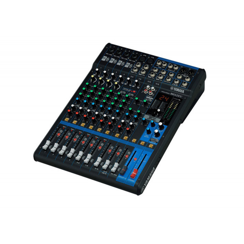 Yamaha MG12XU Console de mixage 12 entrées 6 Mic SPX USB rack en opt 