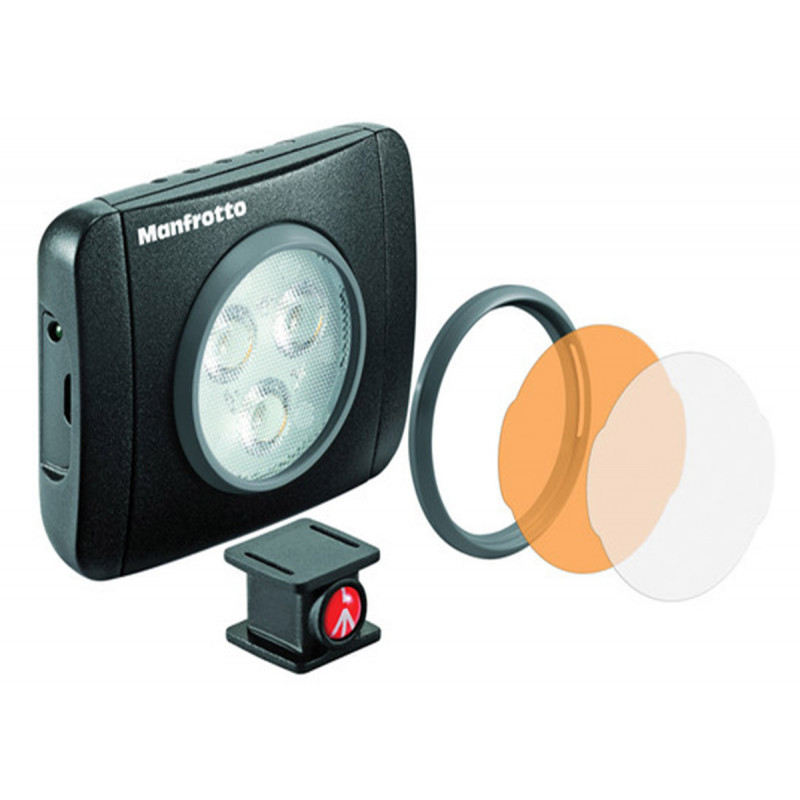 Manfrotto MLUMIEPL-BK Torche LED Lumimuse 3 & accessoires, noir