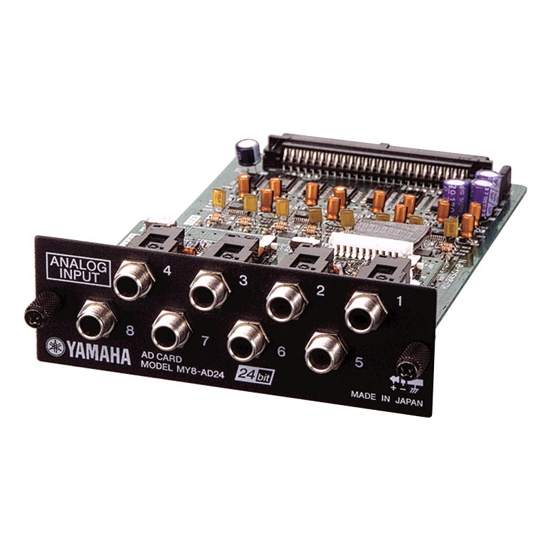 CARTE 8 ENTREES ANALOG LIGNE JACK 24 BITS YAMAHA