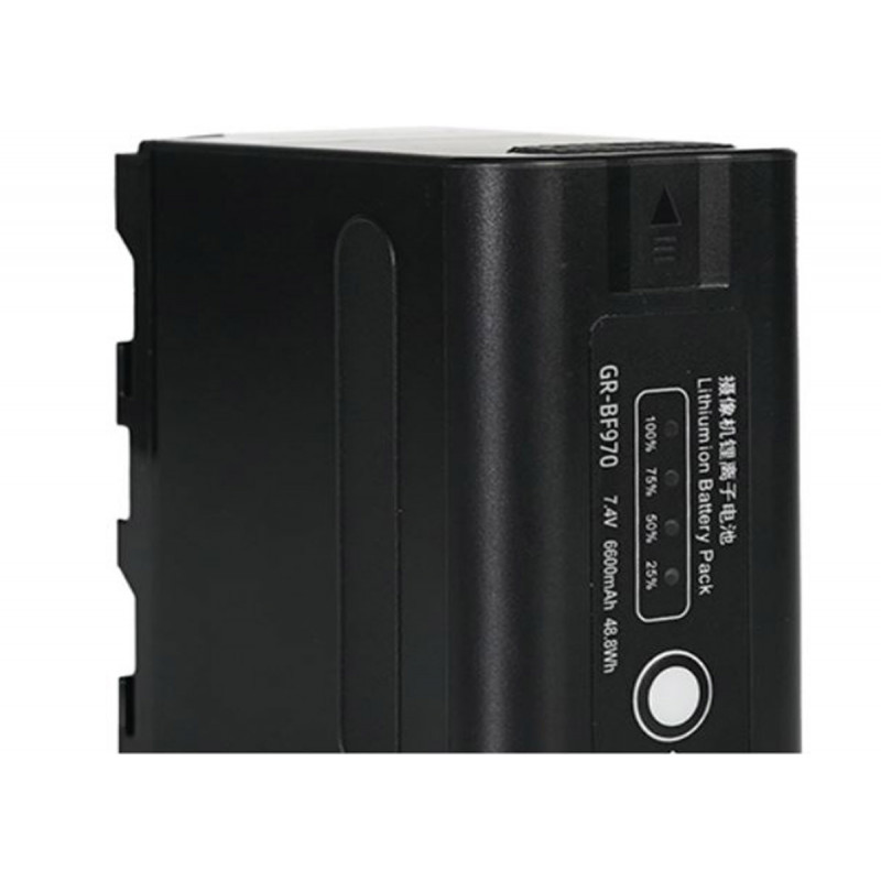 Green River GR-BF970 Batterie 7.4V 6.6 Ah type Sony NP-F USB