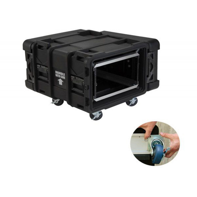 SKB roto shock mount rack6u serie hd24