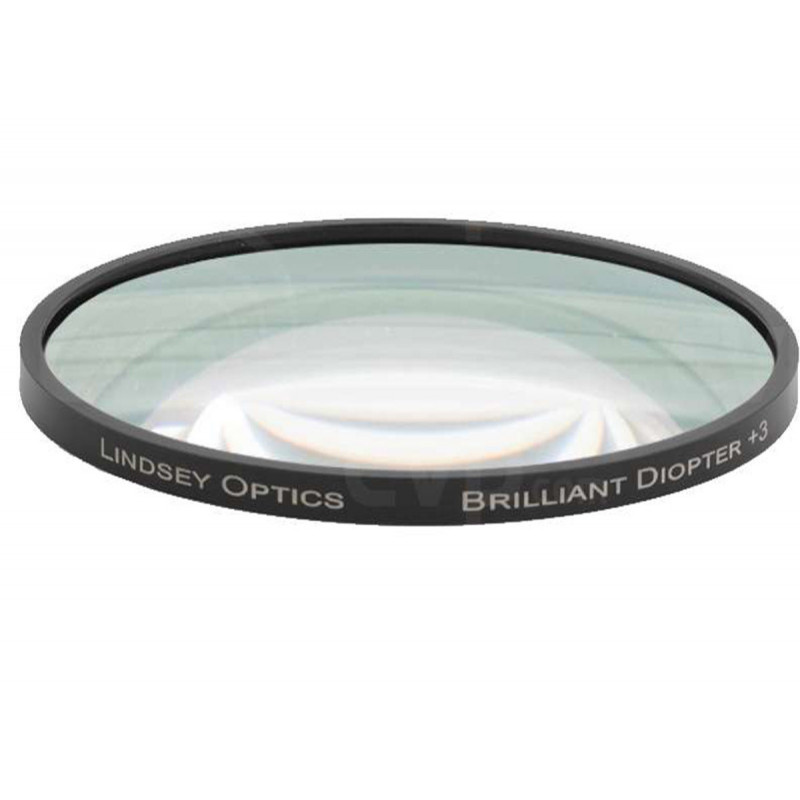 Lindsey 4.5" Round +3 Diopter Brilliant Close-Up Lens