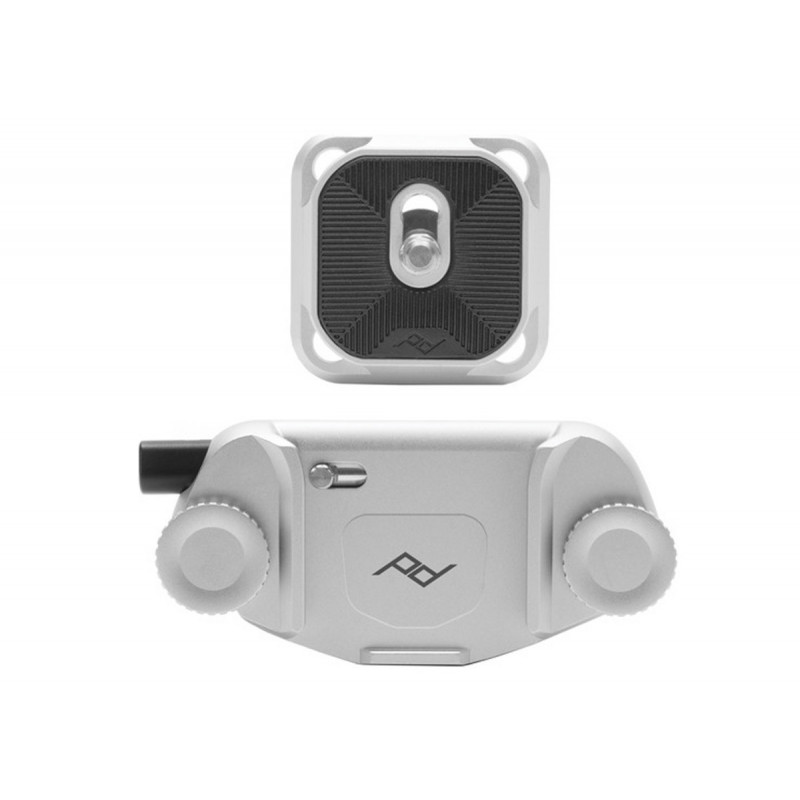 Peak Design Capture clip v3 argent avec plateau standard