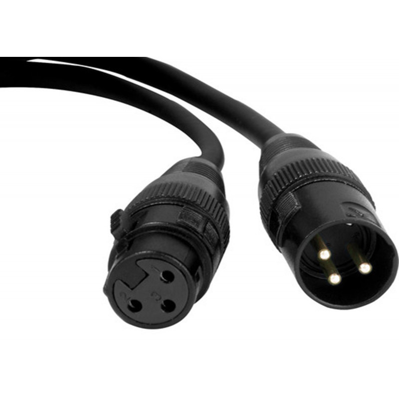 Accu-Cable Cordon audio professionnel XLR mâle/femelle de 10 mètres