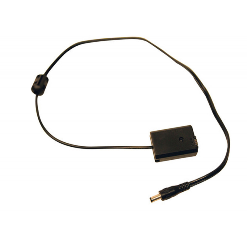 IndiPro 2.5mm Male Power Cable to Sony NP-FW50 Dummy Battery