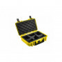 B&W Valise Type 1000 jaune insert mousse pour 3 microphones