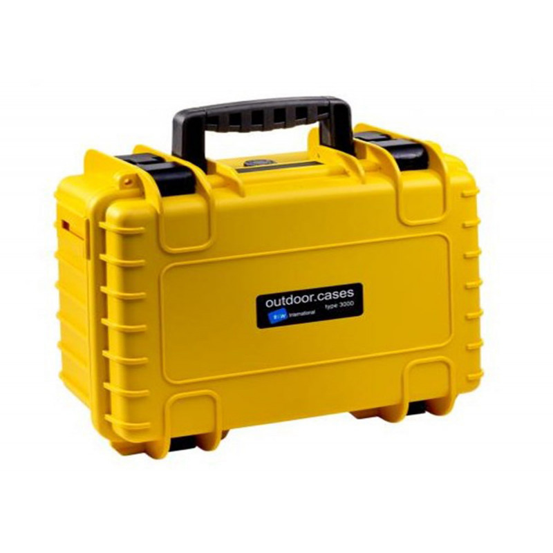 B&W Valise Type 3000 Jaune Insert mousse