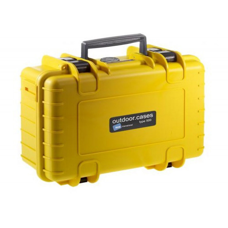 B&W Valise Type 500 Jaune Insert mousse