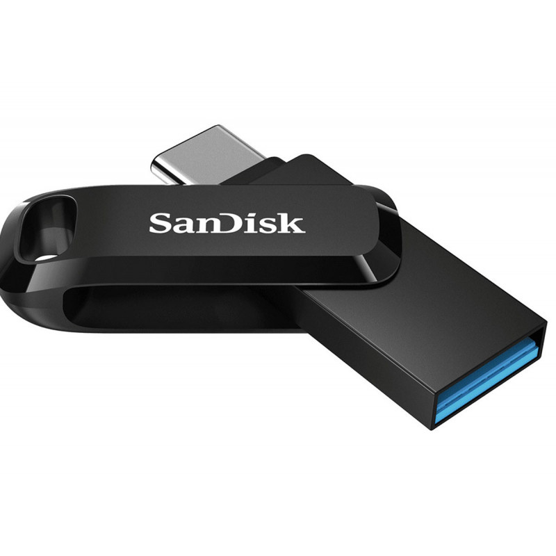 SanDisk Clé USB/Type-C 3.1 Gen1 Ultra Dual Drive Go 32Go 150MB/s Noir