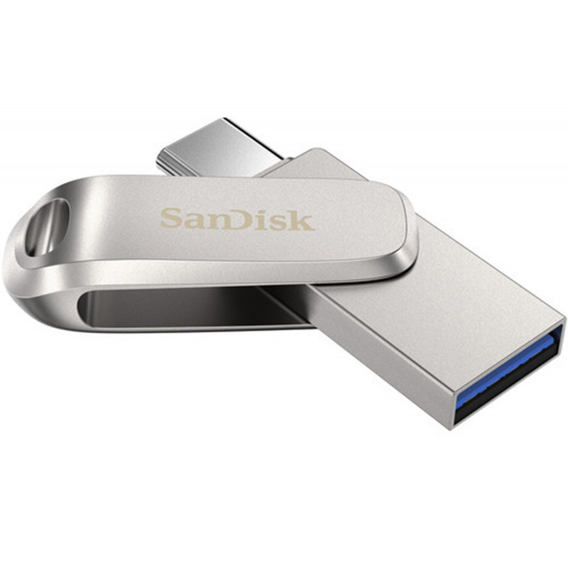 SanDisk Clé USB/Type-C 3.1 Gen1 Ultra Dual Drive Luxe 512Go 150MB/s A