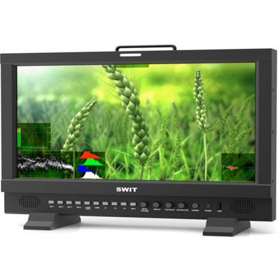 Écran LED HD, Moniteur PC 17 Pouces télécommandé pour la Surveillance  (Prise UE) : : Informatique
