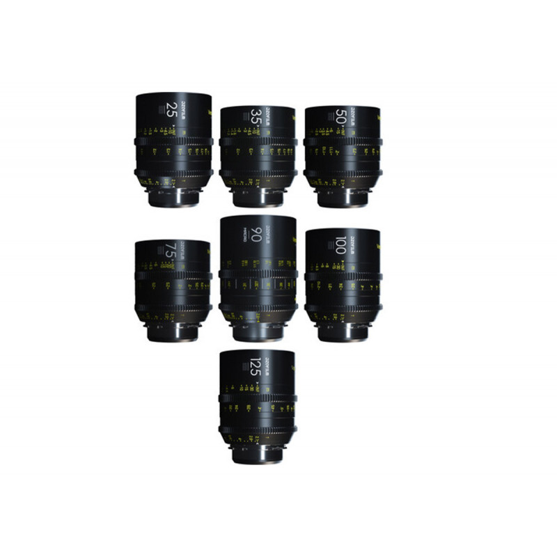 Dzofilm Vespid Prime Cine Lens Kit B (25,35,50,75,100,125 T2.1)