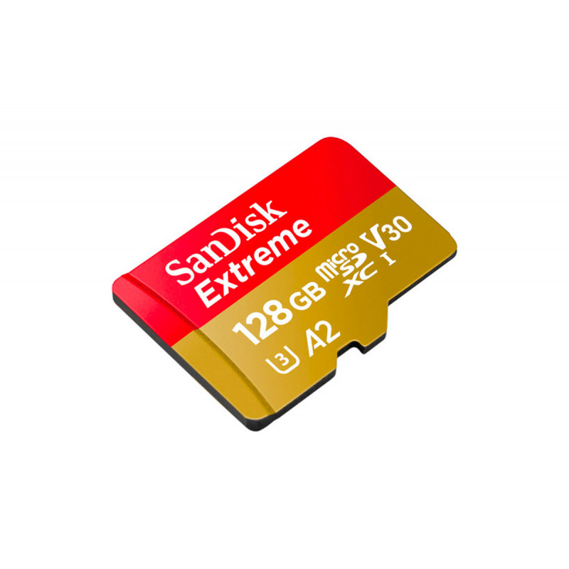 SanDisk Carte Micro SDXC Extreme "A.Cam", 128Go +Ad, A2, V30, U3