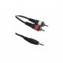 American DJ AC-J3S-2RM/1,5 3,5 Jack St/2x RCA cinch