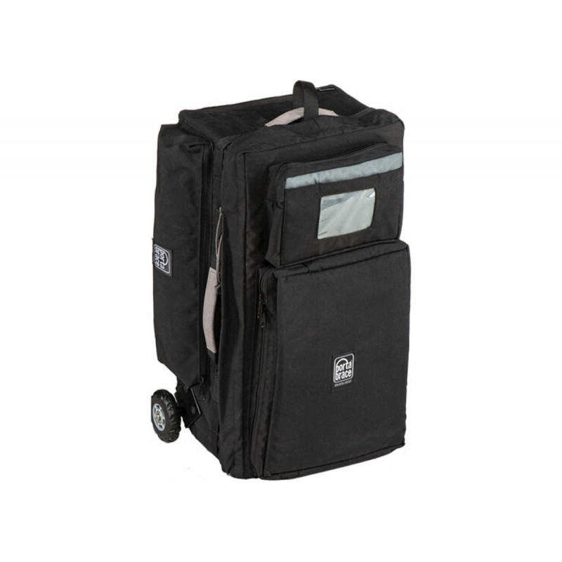 Porta Brace WPC-1ORB Wheeled Production Case, Off-Road Wheels, Black,