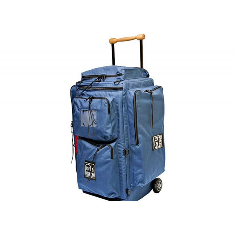 Porta Brace WPC-2OR Wheeled Production Case, Off-Road Wheels, Blue, M