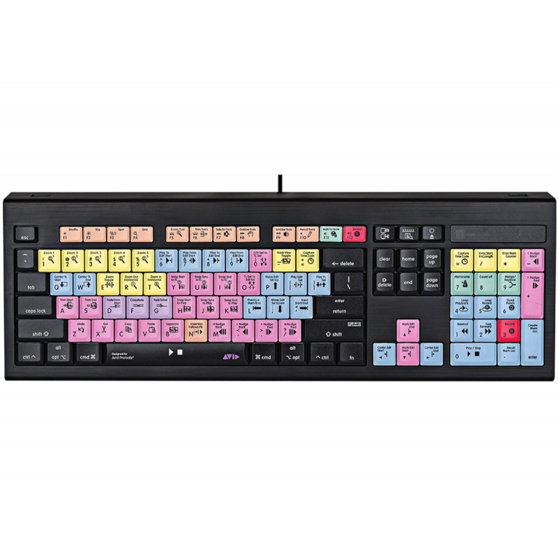 FV Logickeyboard Clavier Avid Pro Tools Backlit Astra pr Mac (UK)