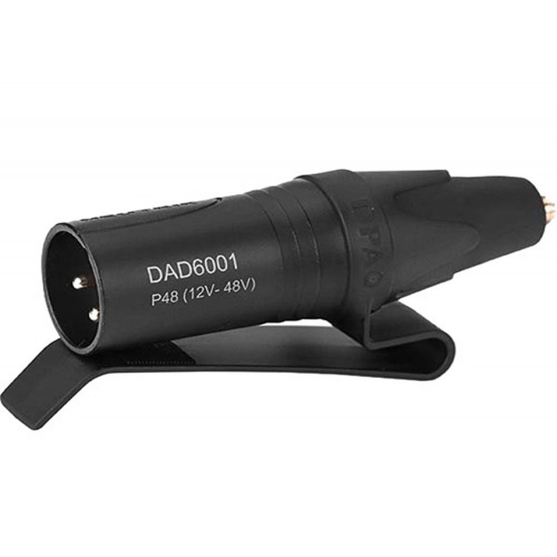 DPA Adaptateur MicroDot vers 3-pin XLR, Clip ceinture