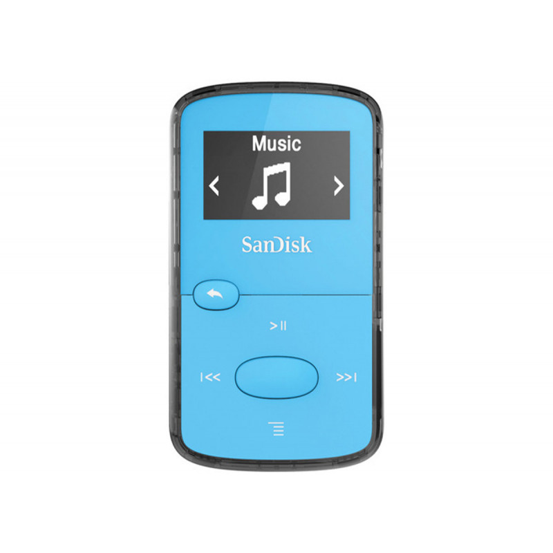 SanDisk Lecteur MP3 Clip Jam 8Go & radio FM Ecran OLED N/B Slot Micro