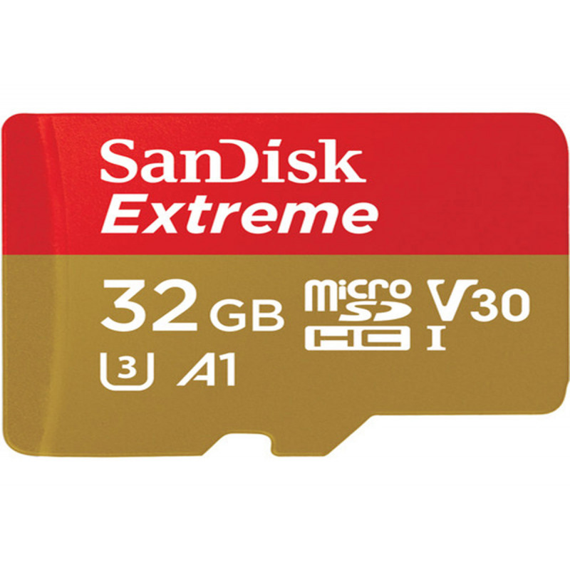 SanDisk Carte MicroSDHC Extreme Mobil 32Go Cl.10 A1 V30 U3 UHS-I 100M