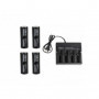 CAME-TV 4pcs 18650 Battery and 1 pc battery charger