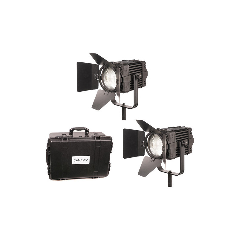 FV CAME-TV Boltzen 100w Fresnel Fanless Focusable LED Daylight Kit x2