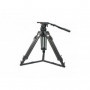 CAME-TV Professional Carbon Fiber Tripod + Fluid Head Max Load 29.6kg