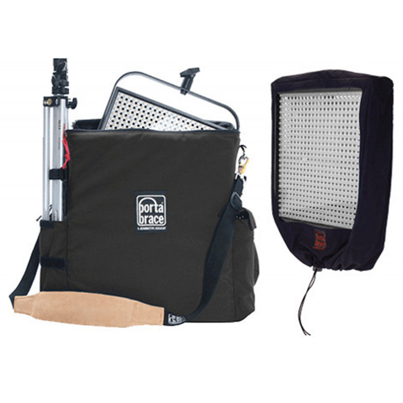 Porta Brace LPB-LP1X1 Light Pack Case, Holds 1 Light Pane, Black