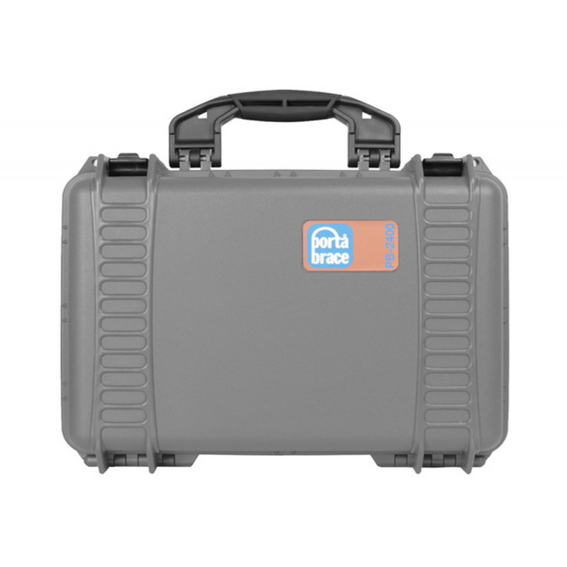 Porta Brace PB-2400EP Hard Case, Airtight, Small, Platinum