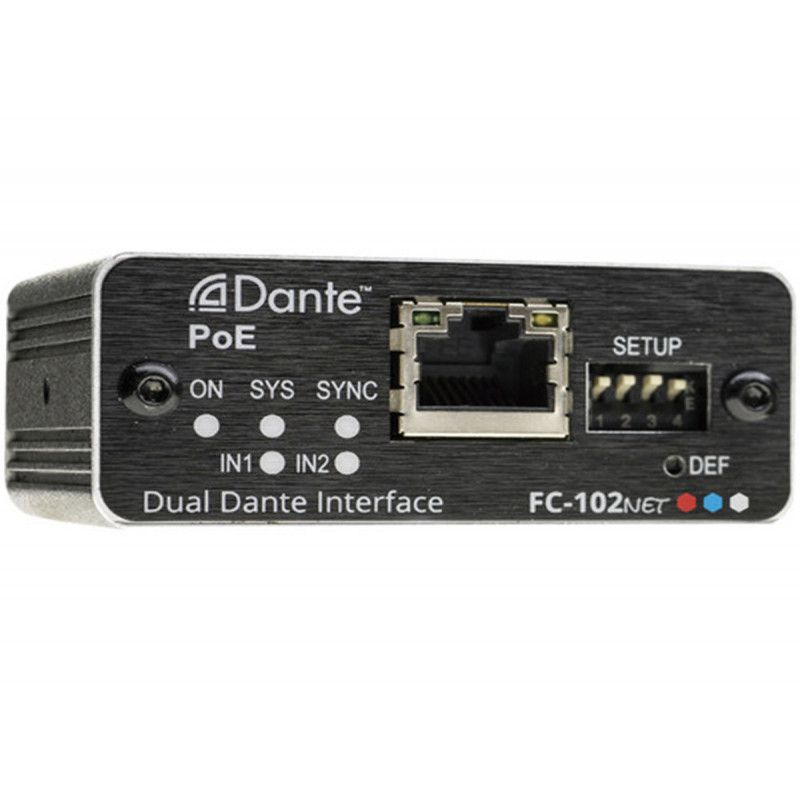 Kramer FC-102NET Encodeur 2 canaux Dante POE