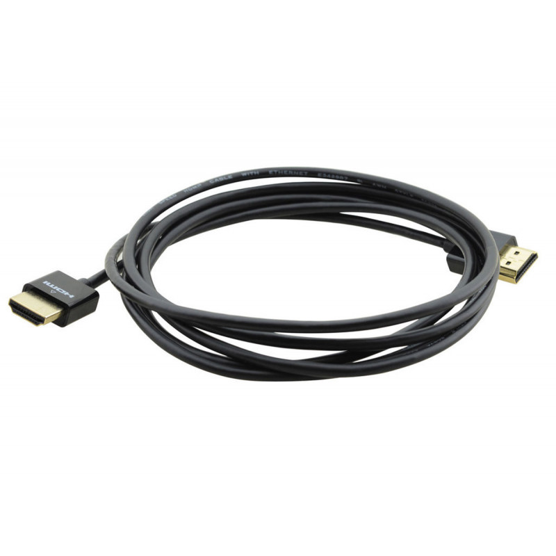 Kramer C-HM/HM/PICO/BK-1 Cable HDMI Ultra flexible avec Ethernet noir