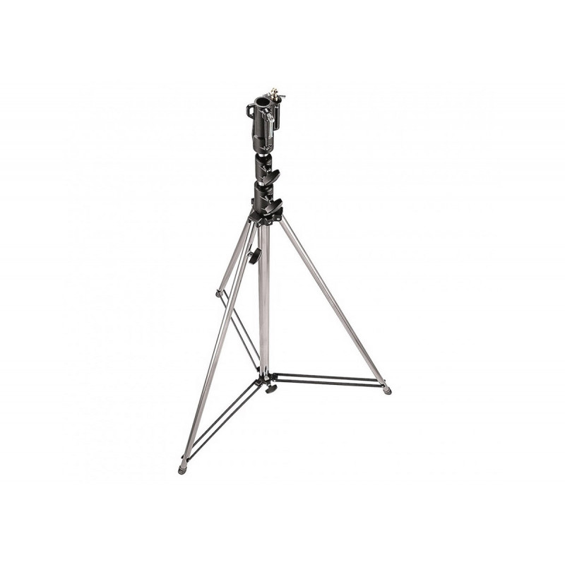 Manfrotto 111CSU Grand pied Lumière à 3 sections, chrome