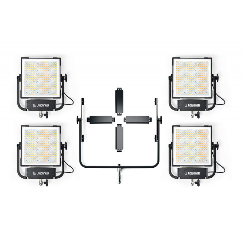 Litepanels Gemini 1x1 Hard Quad Array Light Kit