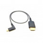 8Sinn - eXtraThin Angled Micro HDMI - HDMI Cable 40cm