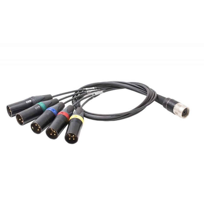 Schoeps AK Surround M/5U - Cable adapt multi-broches vers XLR- 3M