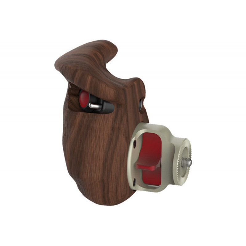 Vocas perfect fit wooden handgrip with integrated dual LANC switch