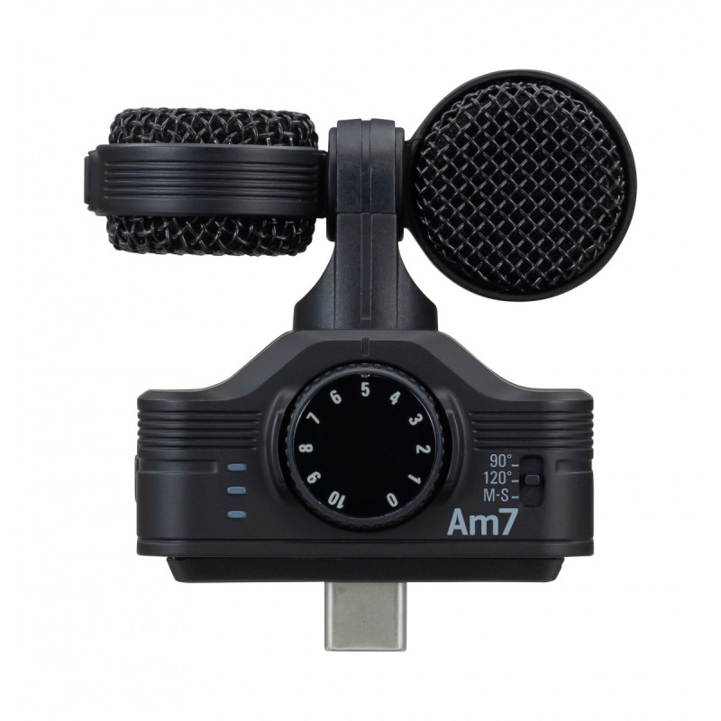 Zoom Am7 Microphone Stéréo Mid-Side pour Appareils Android