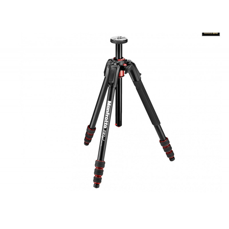 Manfrotto MT190GOA4 Trépied 190go! 4 sections aluminium verouillage