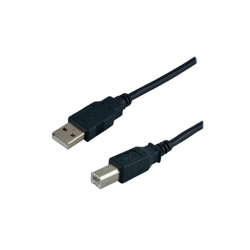 MCL Câble USB 2.0 type A / B mâle - 2m